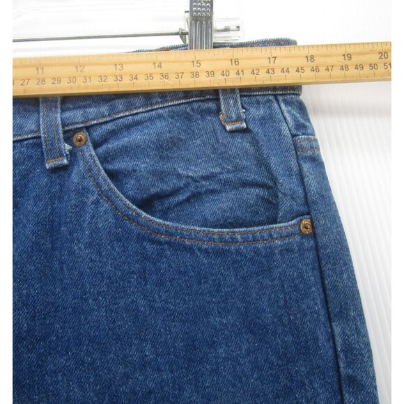 VINTAGE Levis 517 Jeans 36X30 Bootcut Orange Tab Pants 80s Made In USA* - Picture 3 of 12